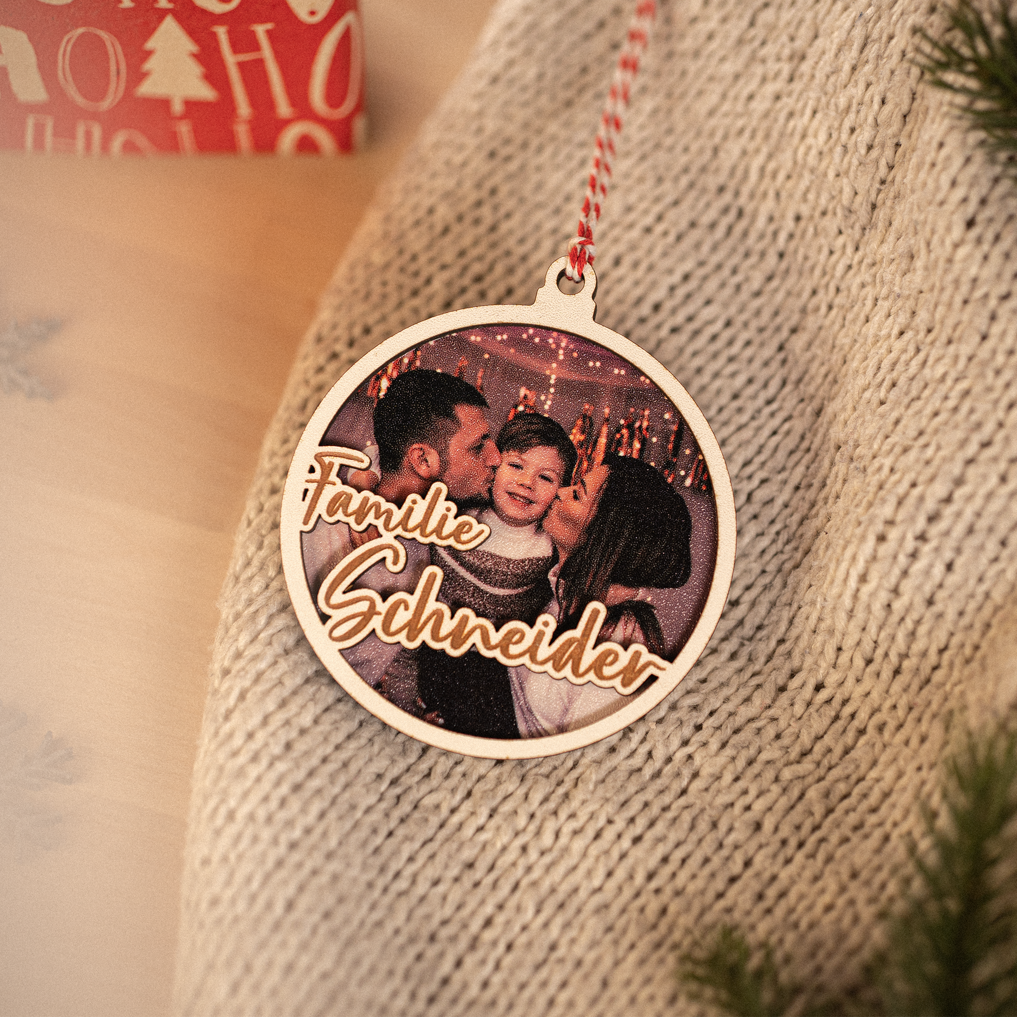 Foto Ornament Weihnachtenbaum