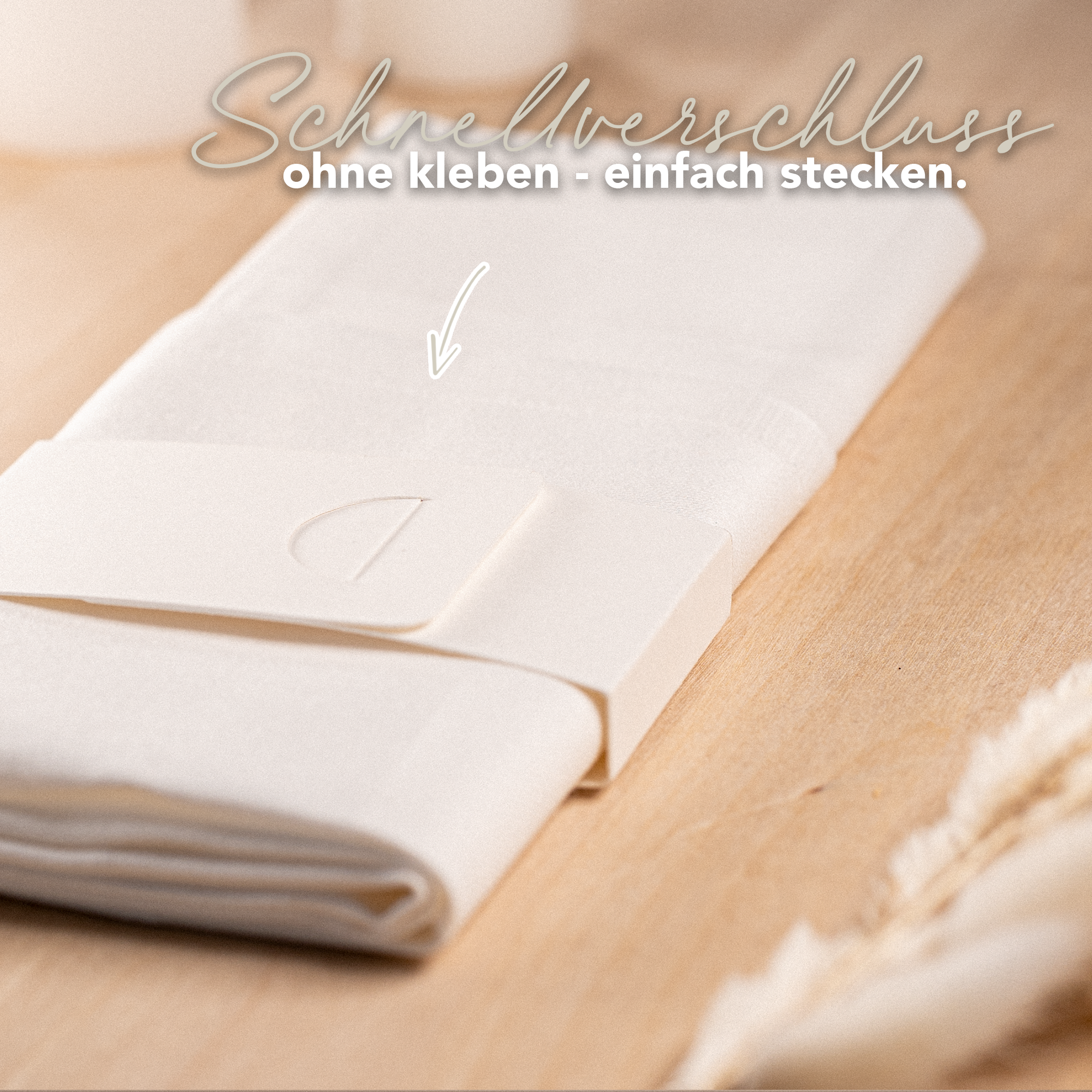 Servietten Banderole (6er Set) zur Taufe, Konfirmation und Hochzeit