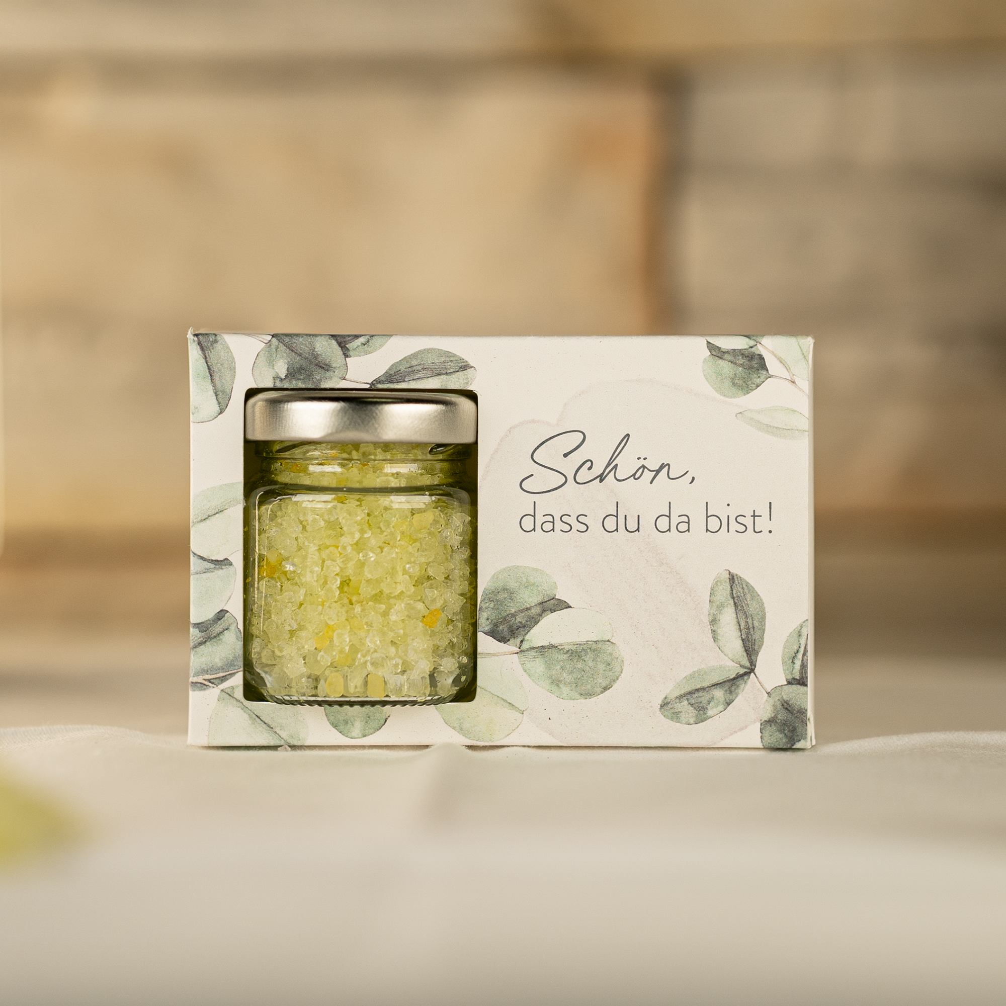 Badesalz Gastgeschenk Eukalyptus