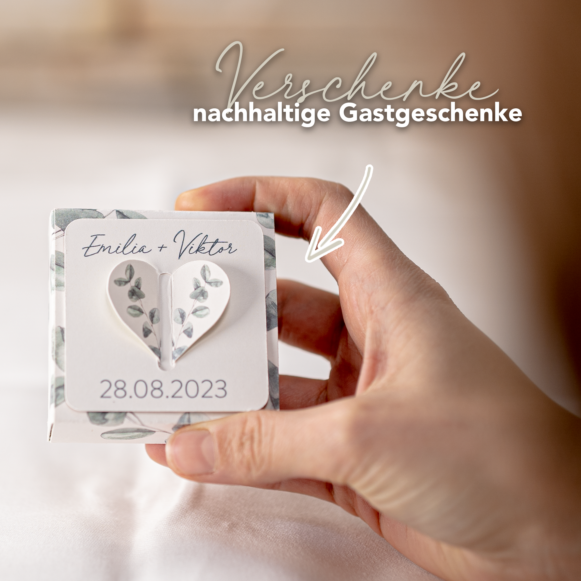 Seifenschachtel Gastgeschenk Eukalyptus