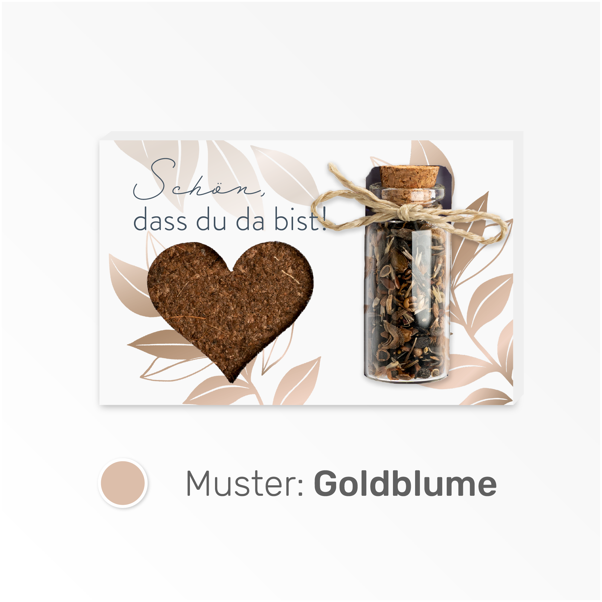 Anzuchtset Gastgeschenk Goldblume
