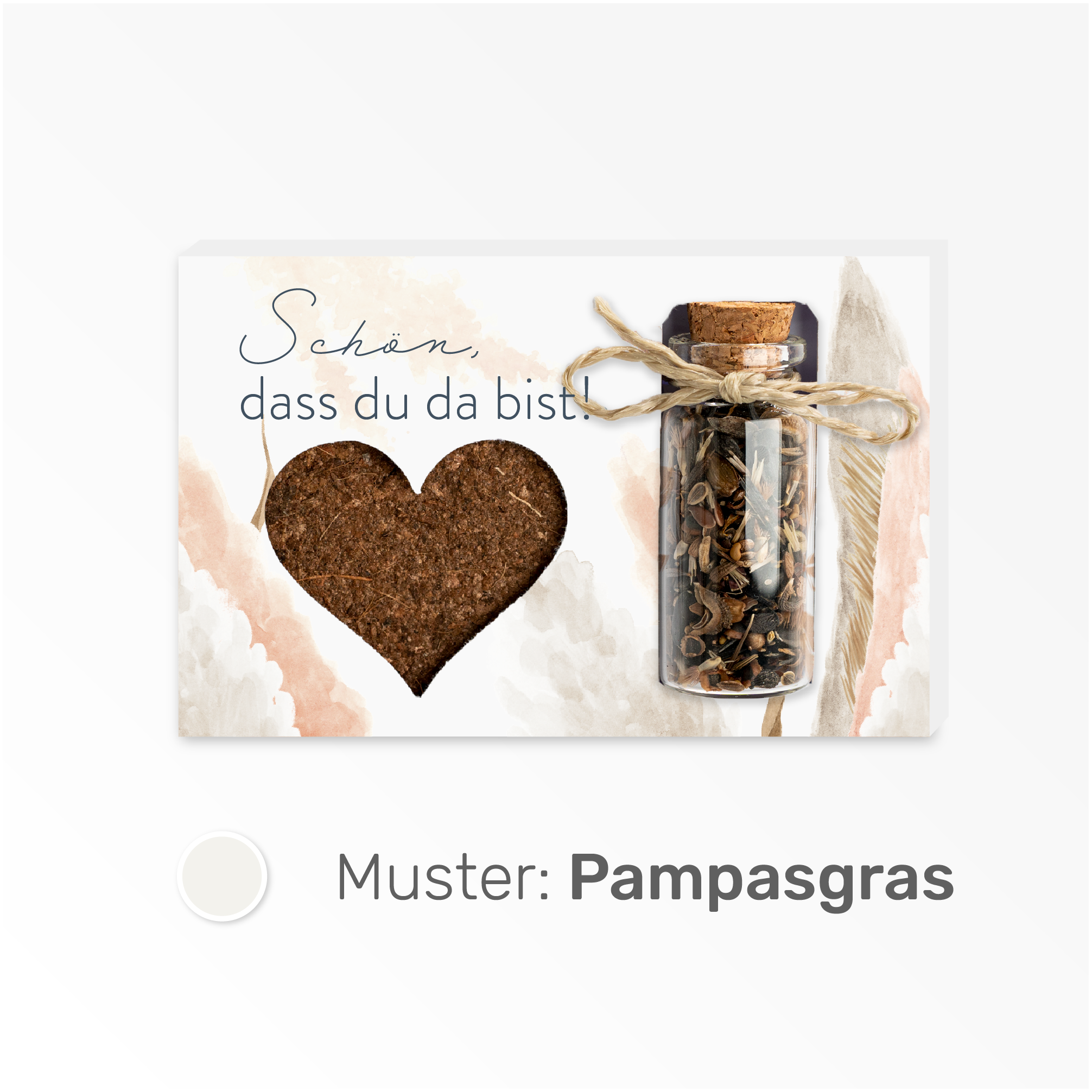 Anzuchtset Gastgeschenk Pampasblume